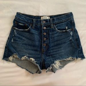 Abercrombie & Fitch High Rise Mom Shorts | Size 27